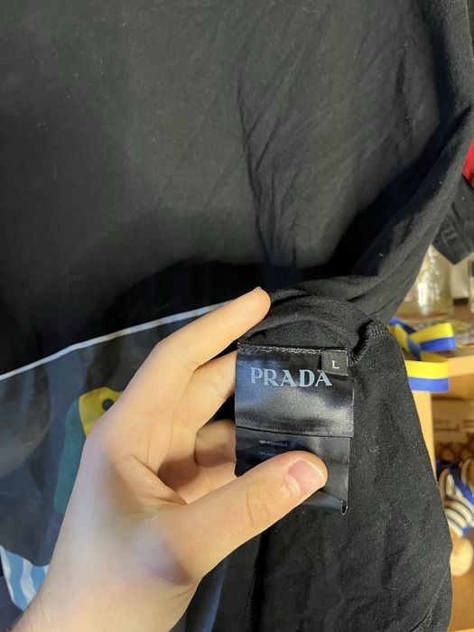 Футболка Prada в черном цвете