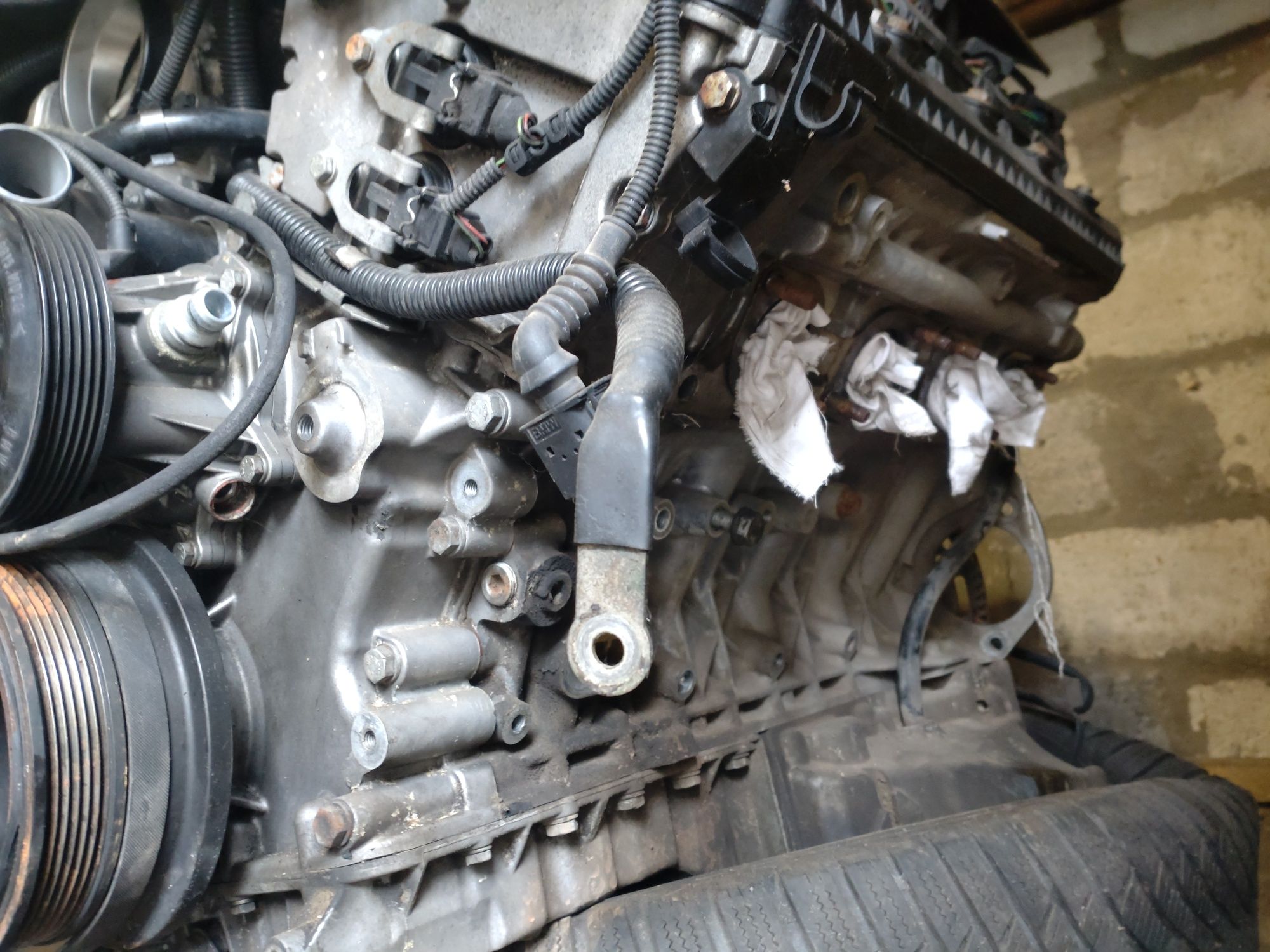 BMW7 E65 двигатель и коробка