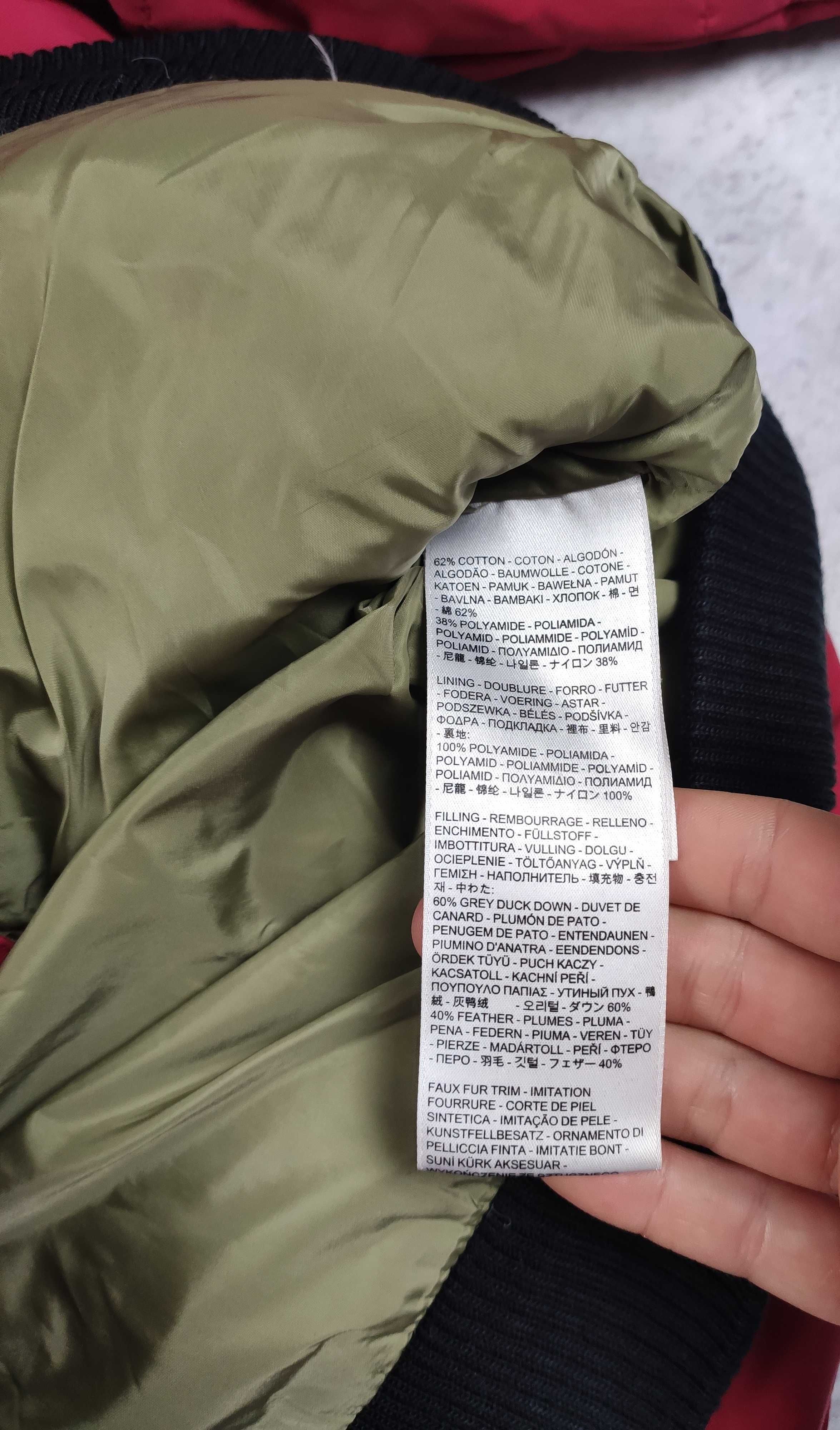 Kurtka zimowa Levis Strauss + kamizelka męska r. S