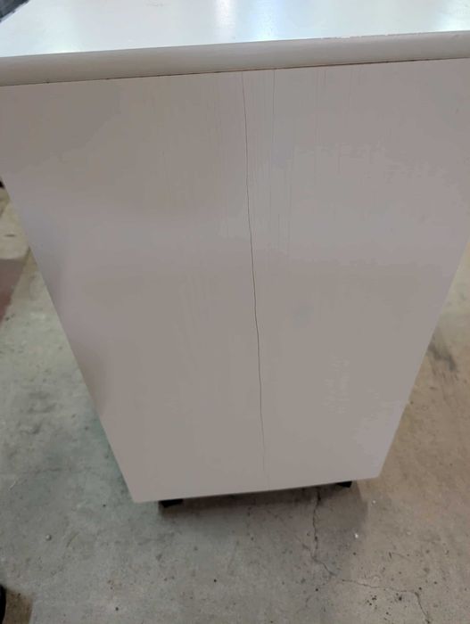 Inter Link – szafka na kółkach ,z 6 szufladami, szafka biurowy biała