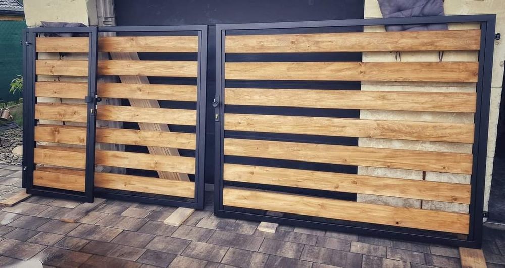 Brama z furtka nowe