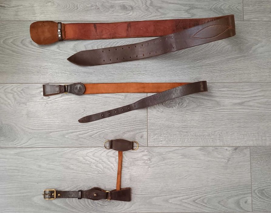 Офіцерський ремінь із портупеєю, 1956 року випуску. ЗС СРСР. 2 розмір