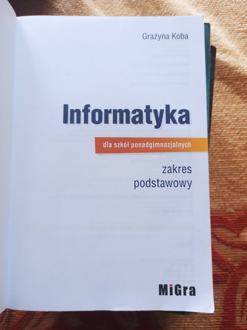 Informatyka, zakres podstawowy