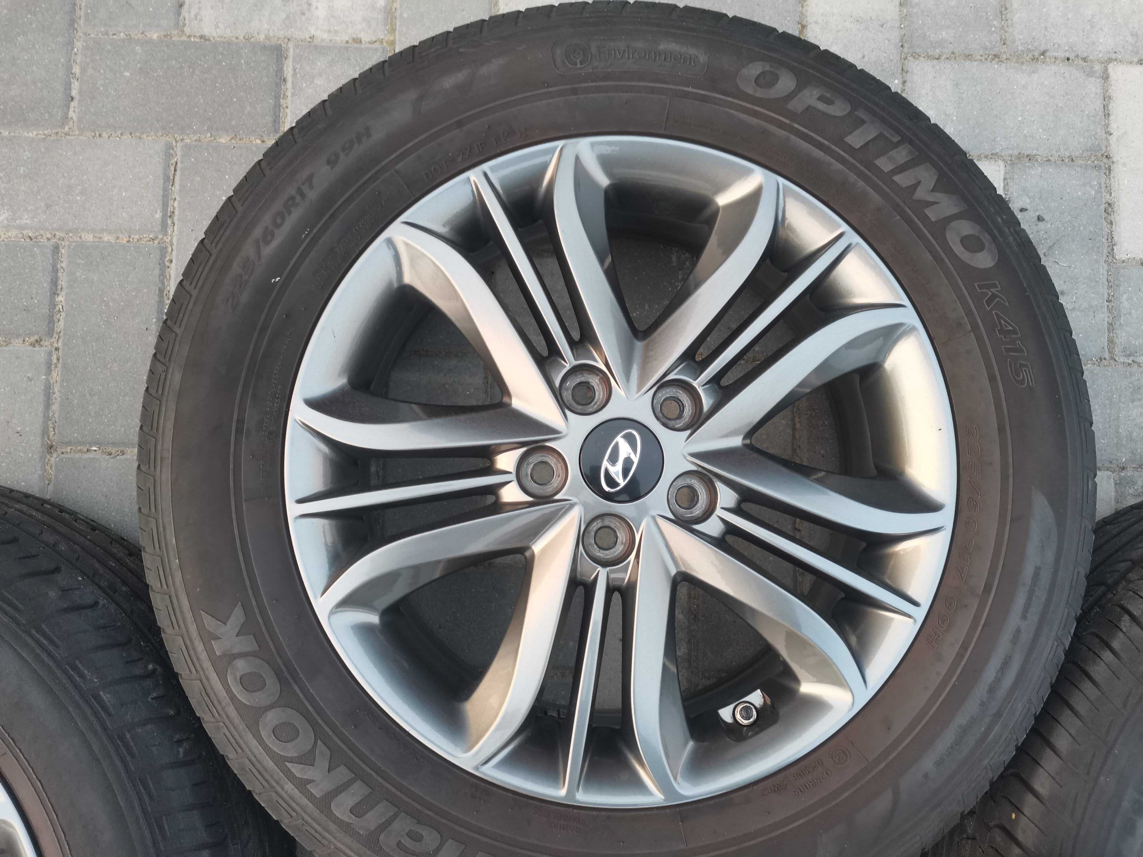 Felgi HYUNDAI IX35 Tucson i30 i40  6,5Jx17H2 5x114,3 ET51 TMPS