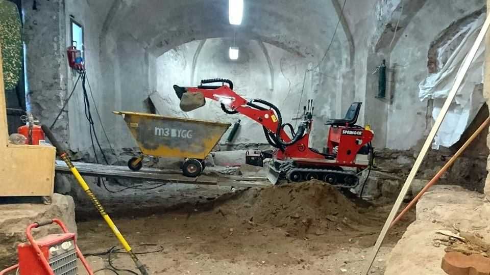Nowa Elektryczna Minikoparka Mikro koparka Springer-E 400 V 5,5 kW