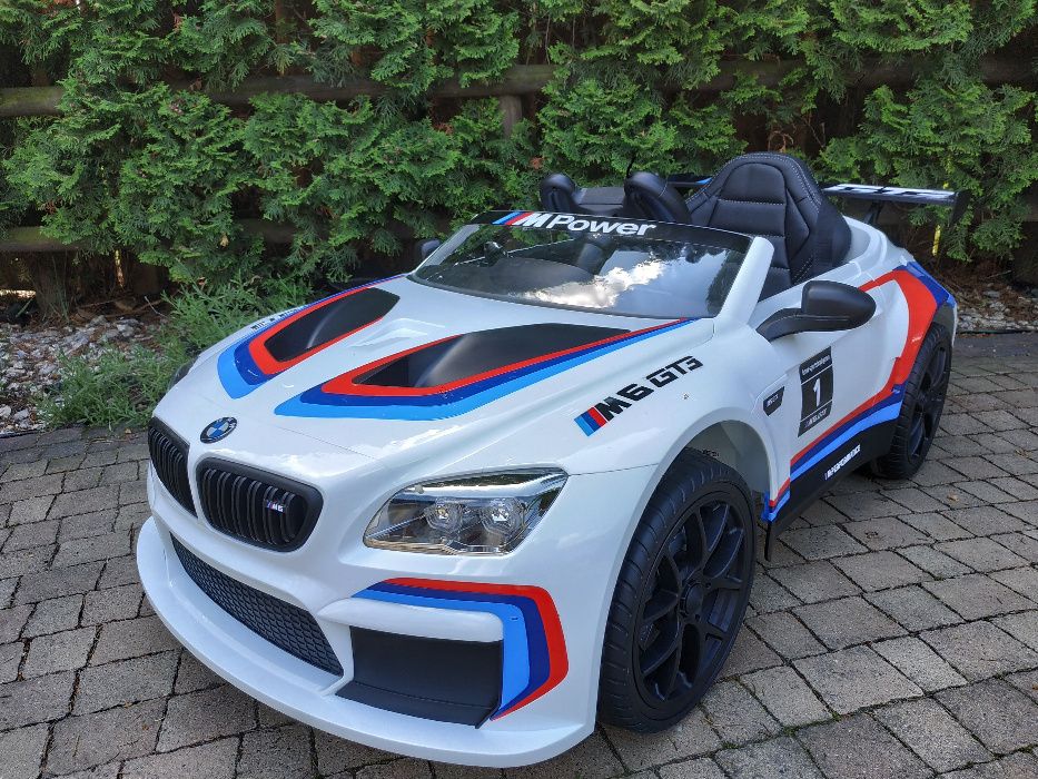 Auto na Akumulator BMW M6 GT3  - Miękkie koła , Pilot - NOWE