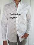 Ted Baker bawełniana męska koszula 100% bawełna slim S NOWA