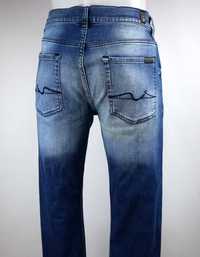 7 for all mankind Slimmy spodnie jeansy W33 L34 pas 2 x 44 cm