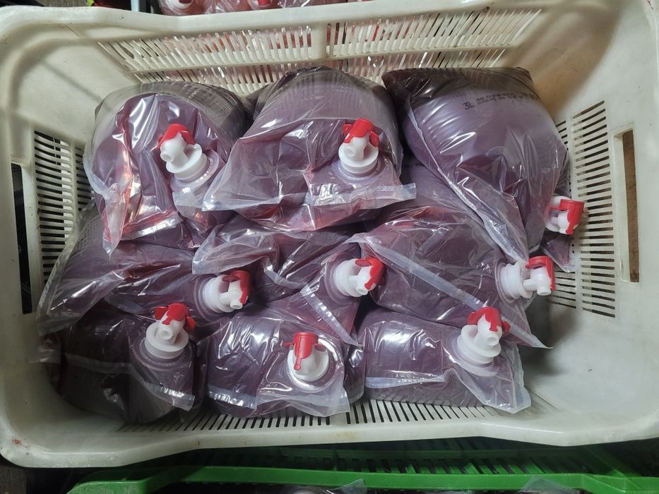 Sok z winogron 6L (2x3L) WYSYŁKA sok winogronowy foliopak