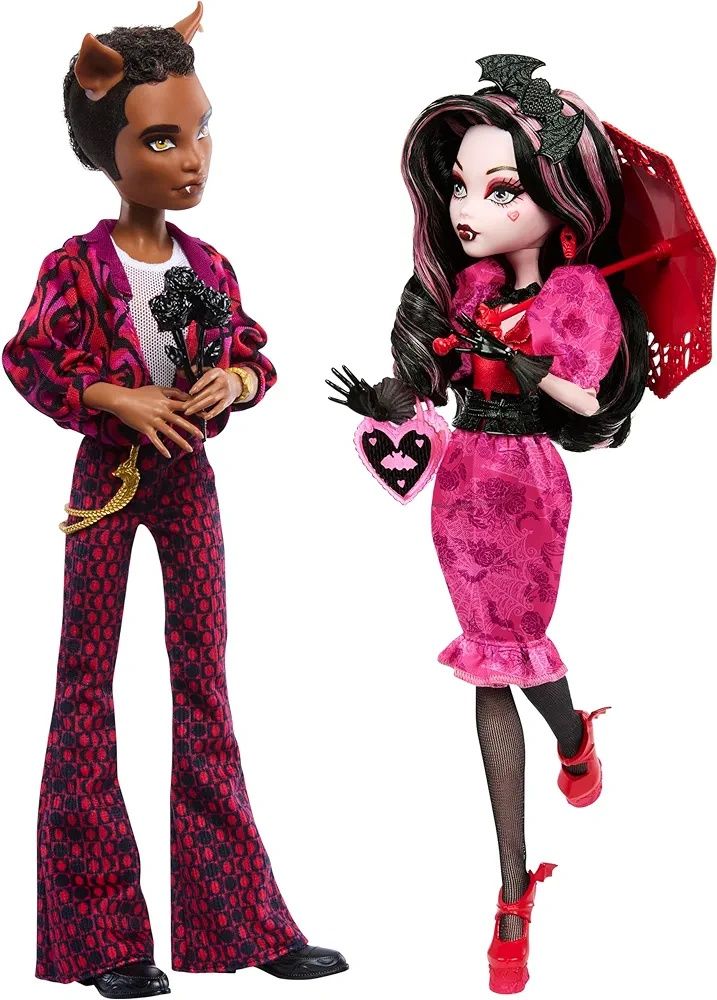 Сет ляльки Монстер Хай Monster High Draculaura and Clawd Wolf Howliday