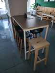 2 mesas altas do IKEA como NOVAS!