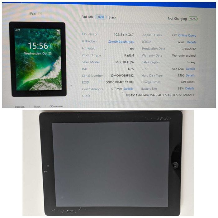 Apple iPad 4 та iPad 3
