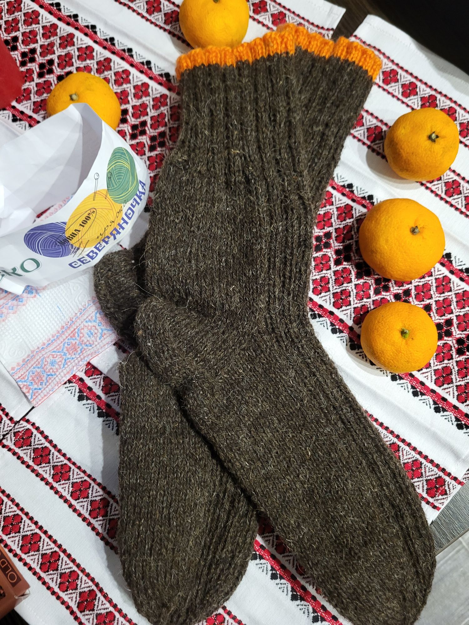 Шкарпетки з  вовни українського виробника