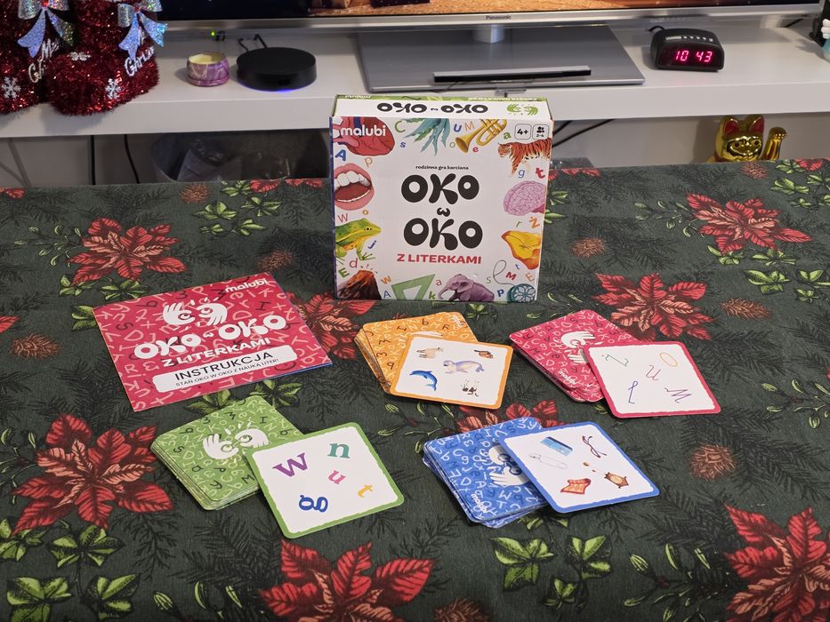 Gra dla dzieci oko w oko Nauka Liter, Stan idealny.