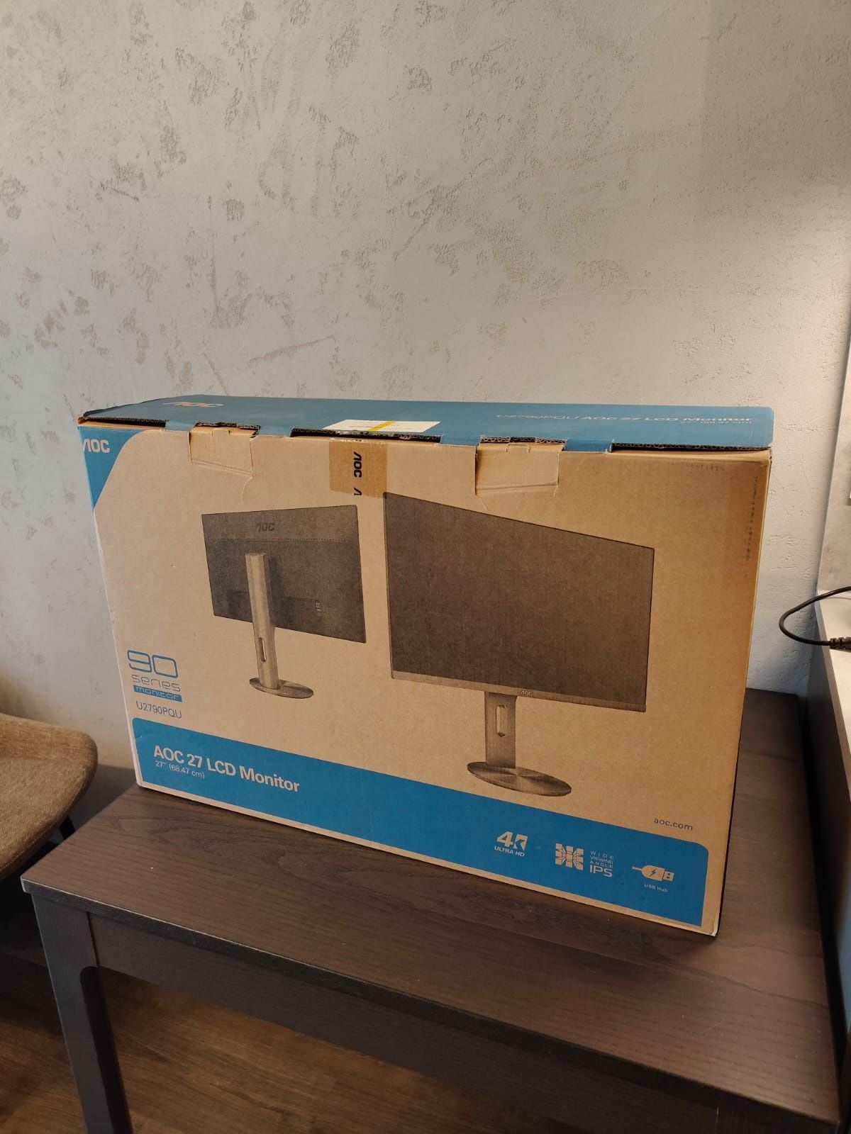 Monitor AOC U2790PQU 27" 4K IPS — idealny stan!