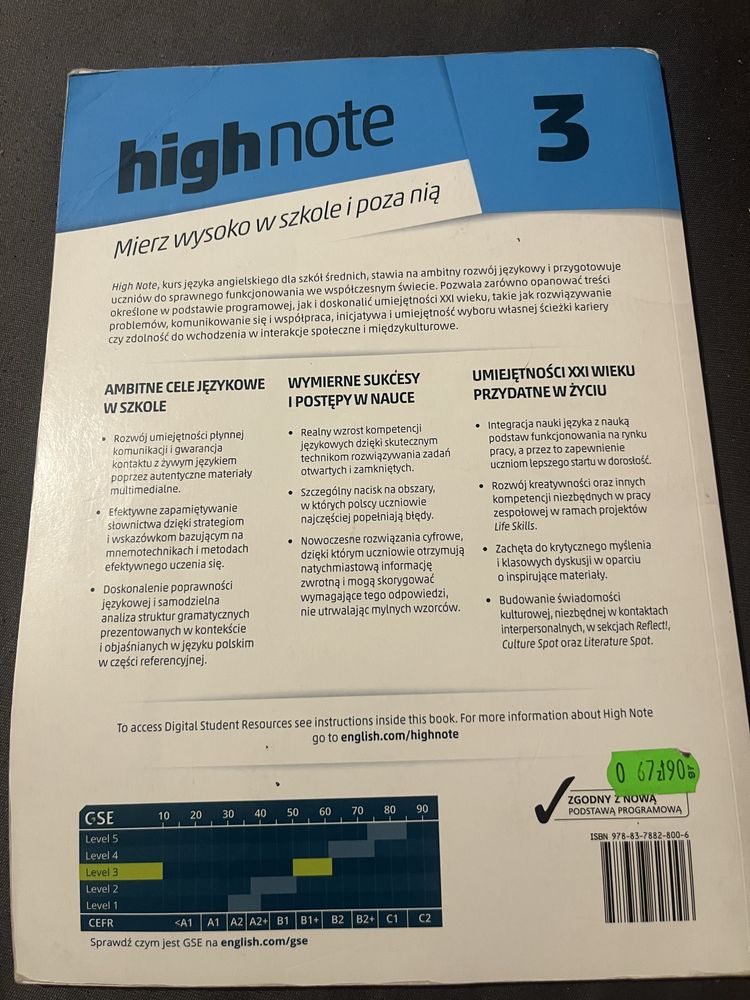 High note 3 cwiczenia