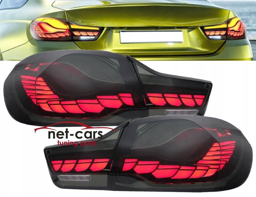 Lampy tylne tył BMW F32 F33 F36 F82 F83 M4 -19 OLED NEON LED dymione