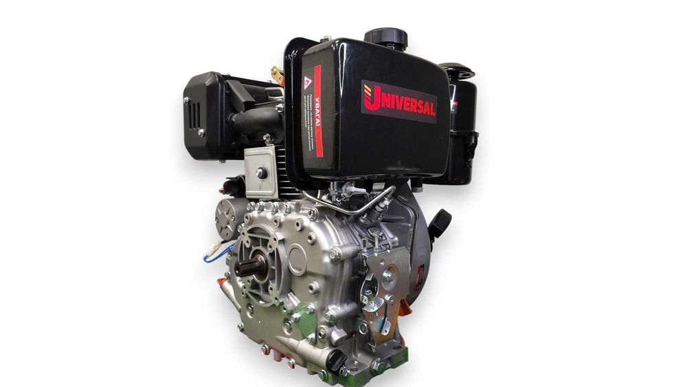 Двигун Universal 186FE (9 к.с.)дизель!електростарт!вал 25 мм шліцевий!