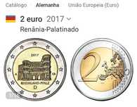 Moeda 2€, Alemanha 2017