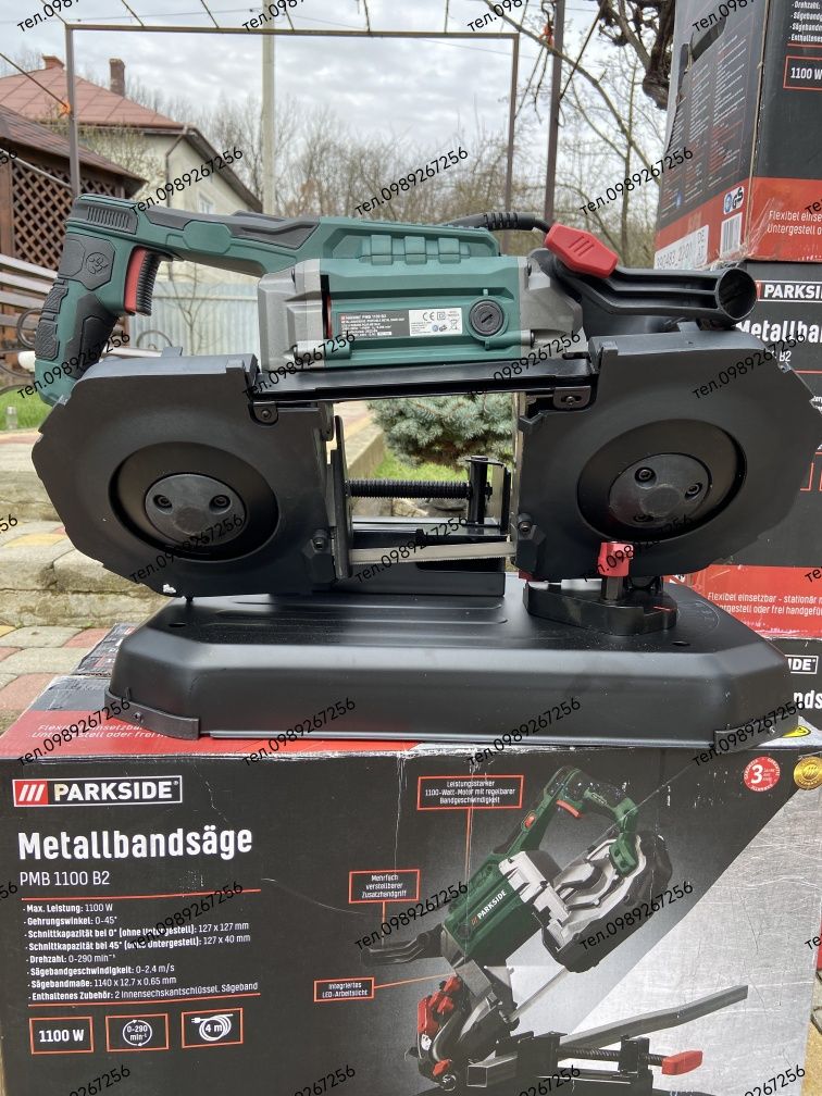 Стрічкова пила, ленточная, для різання металу PARKSIDE НІМЕЧЧИНА