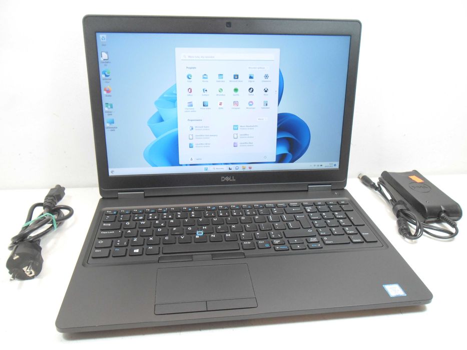 Laptop Dell e5580 biznesowy 15.6 i5/16GB/SSD256/W11 Gwar. rok FV23