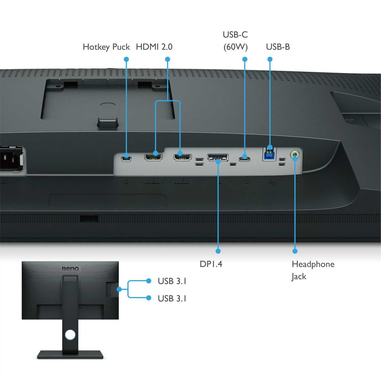 monitor benq sw270c 27" IPS, HDR10, Adobe RGB