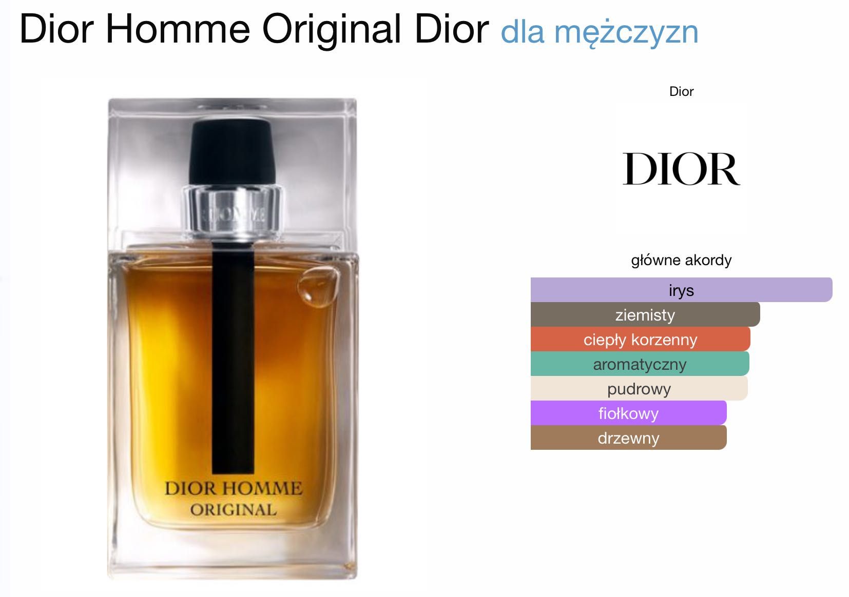 Dior Homme Original EDT 100 ml