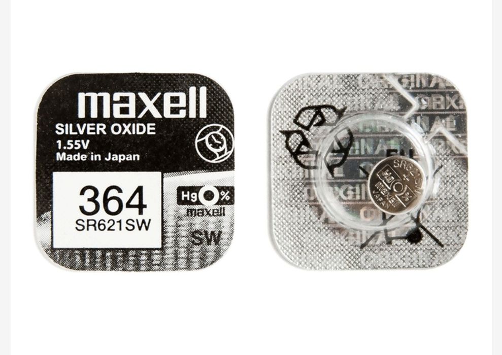 Maxell 364 sr621sw батарейка