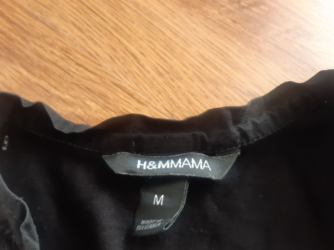 H&M mama, M, 38, bluzka czarna ciążowa