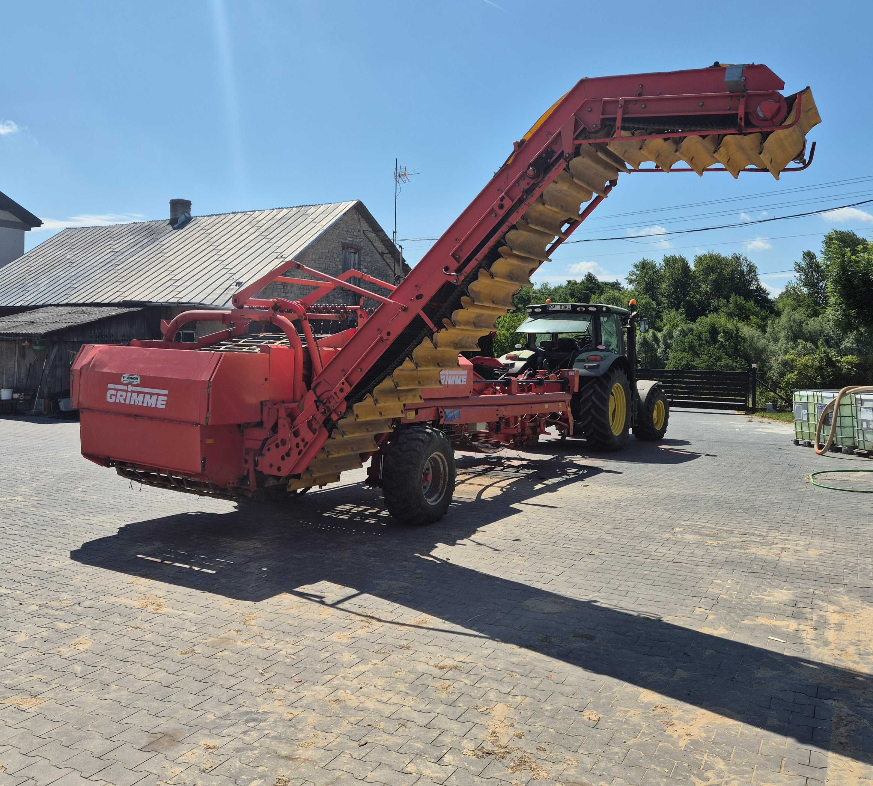 Grimme dl 1700 kombajn do ziemniakow kopaczka amac