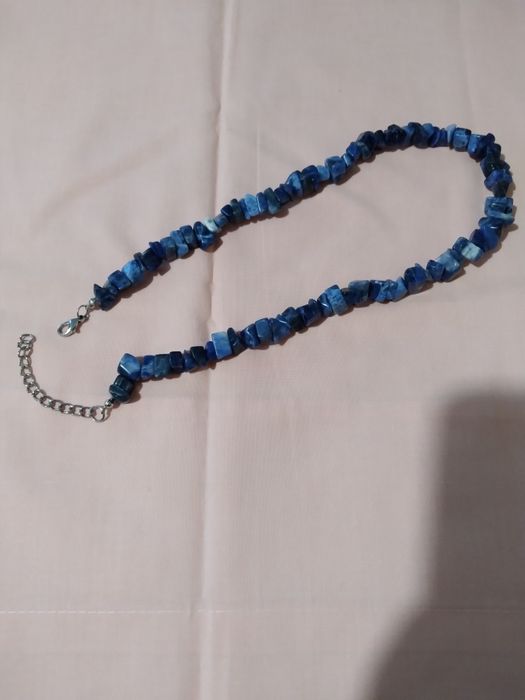 Бусы колье натуральный лазурит намисто лазурит