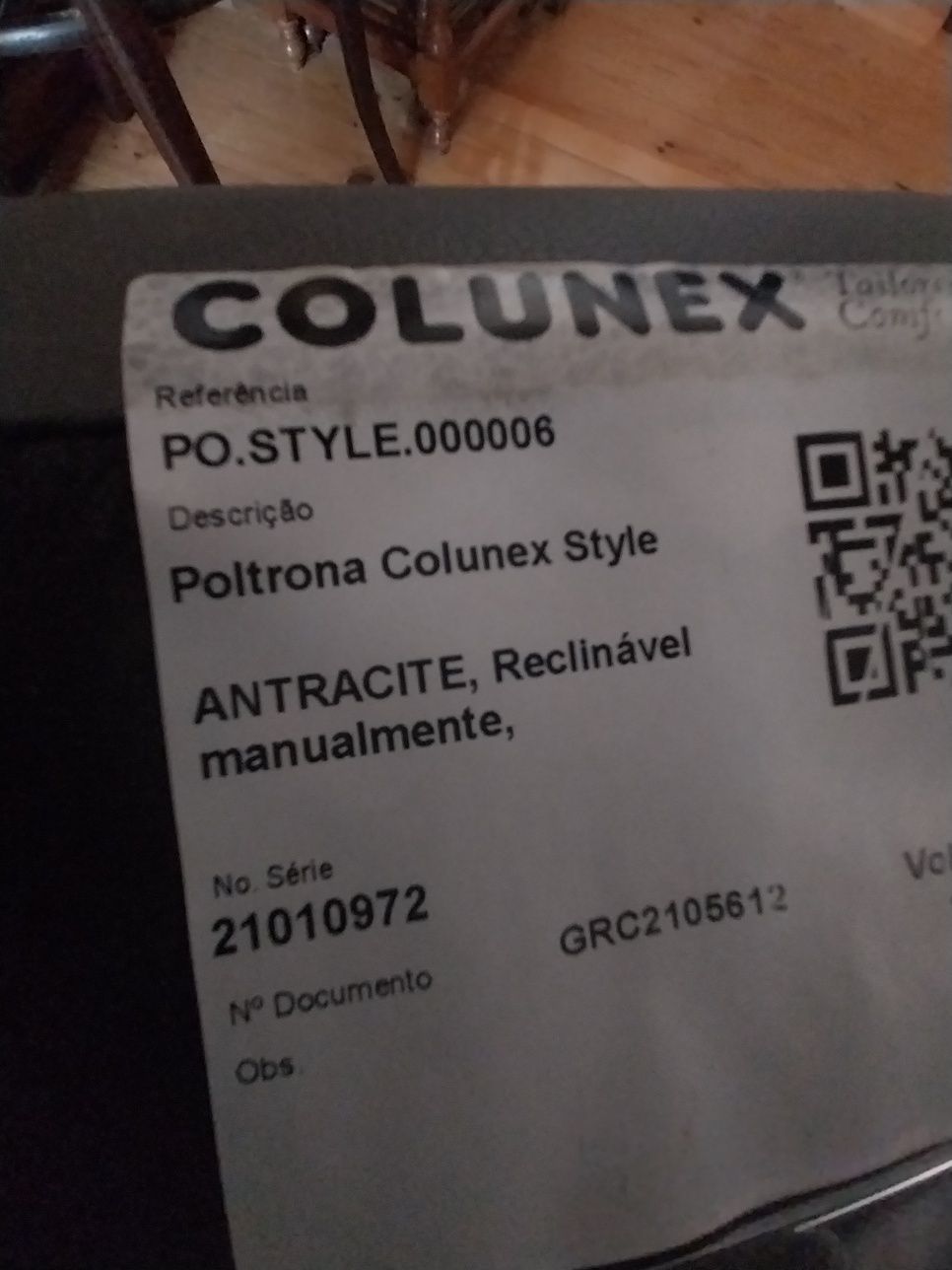 Poltrona reclinável