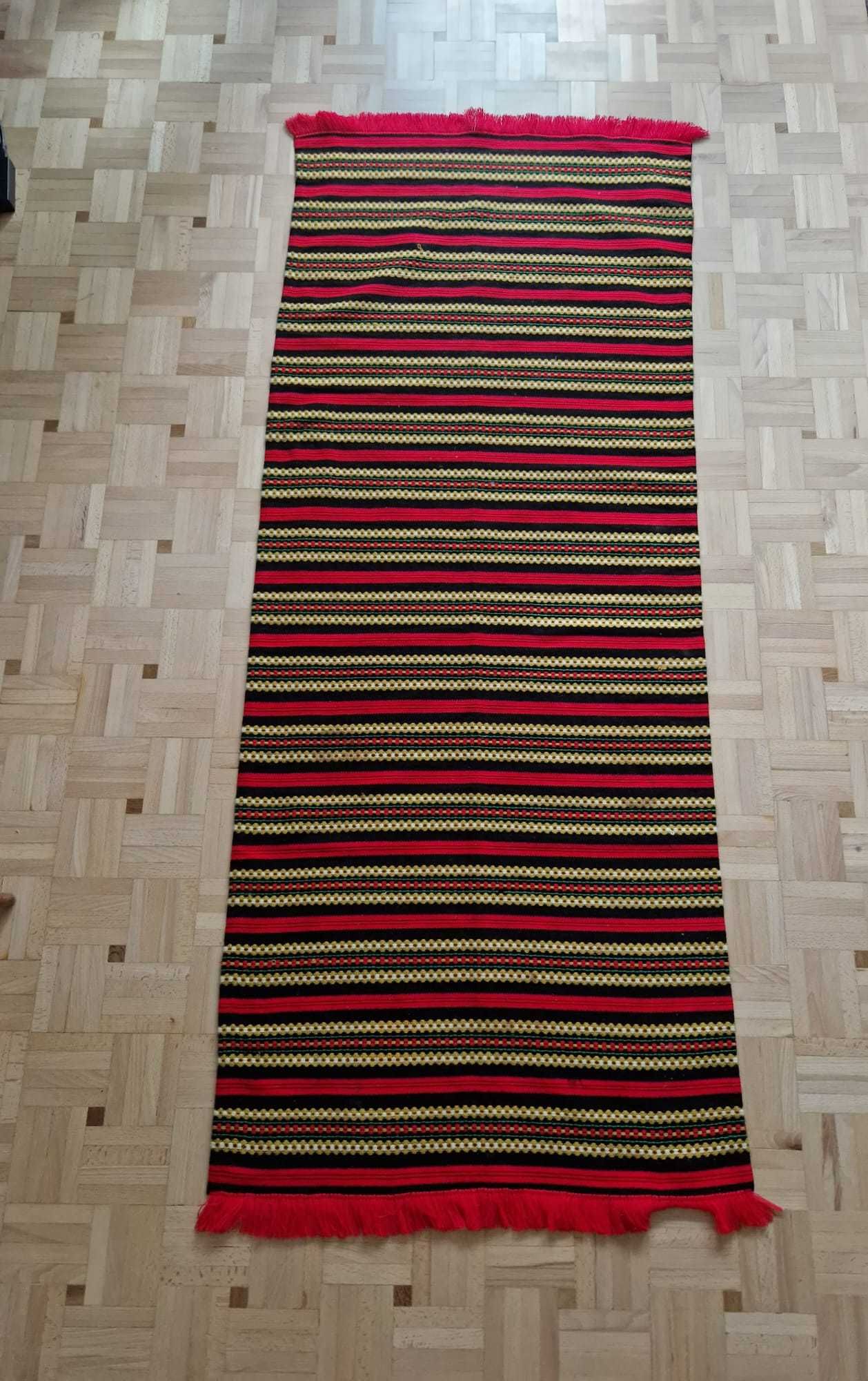 Kolorowy dywan/chodnik/kilim vintage (70x175 cm)