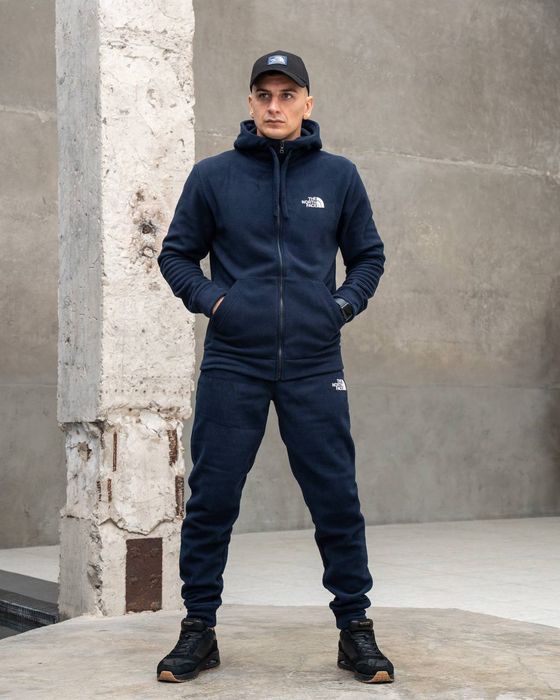 Спортивний костюм The North Face. Штани і зіпка tnf. Полар-фліс тнф