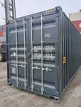 Kontener morski,  magazynowy 40hc antracyt przelotowy - double door
