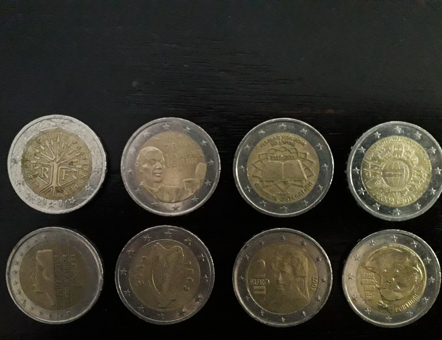 Moedas raras de 2€ aceito propostas