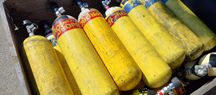 Butla tlenowa Drager 6l zawór VTI 300bar dla straży, nurków