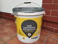 Tynk hydrofilowy AquaBalance Weber 30 kg plus podkład i grunt.