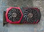 Непрацююча відеокарта! Наклейка від MSi 1070 8gb, але...