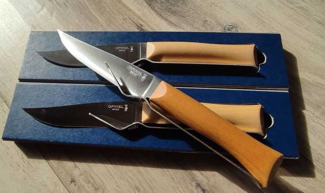 Кухонный набор  нож+вилка Opinel для сыра,мяса и под вино(mora,fiskars