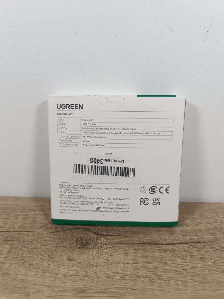Ugreen adapter HDD 2.5 i 3.5 SATA
