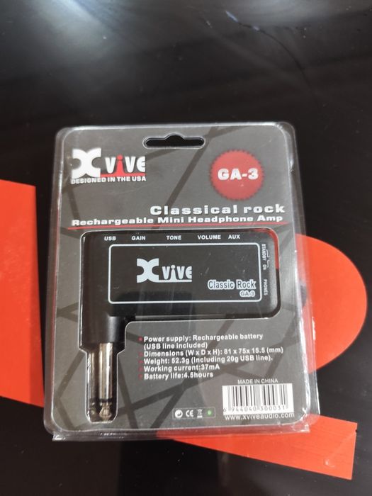Amplificador portátil Xvive GA-3