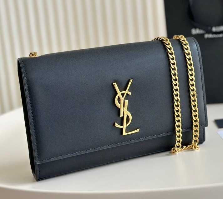 YSL (Yves Saint Laurent) сумка-клатч / сумка шкіряна