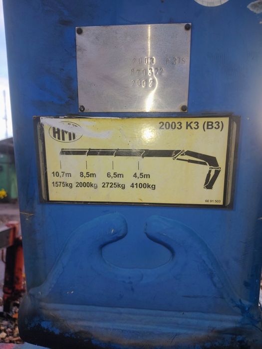 Кран маніпулятор HMF 2003