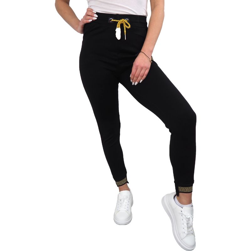 Spodnie dresowe damskie 1 szt. czarny S/M