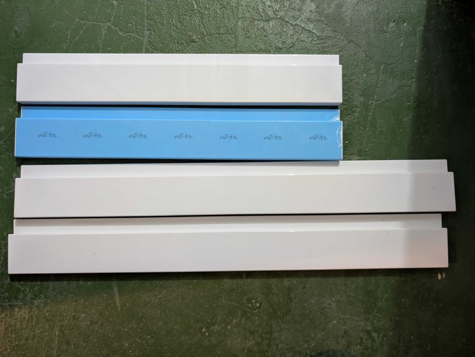 Front IKEA Voxtorp biały połysk 2x 10x60 i 2x 10x80