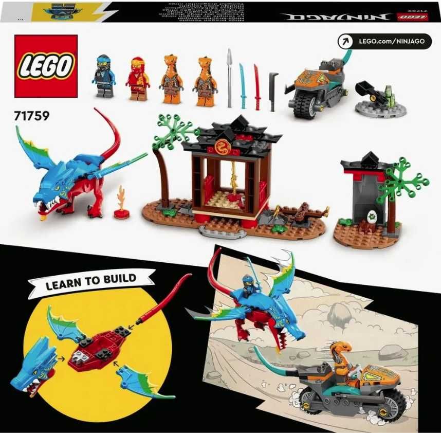 LEGO Ninjago Świątynia ze smokiem ninja 71759