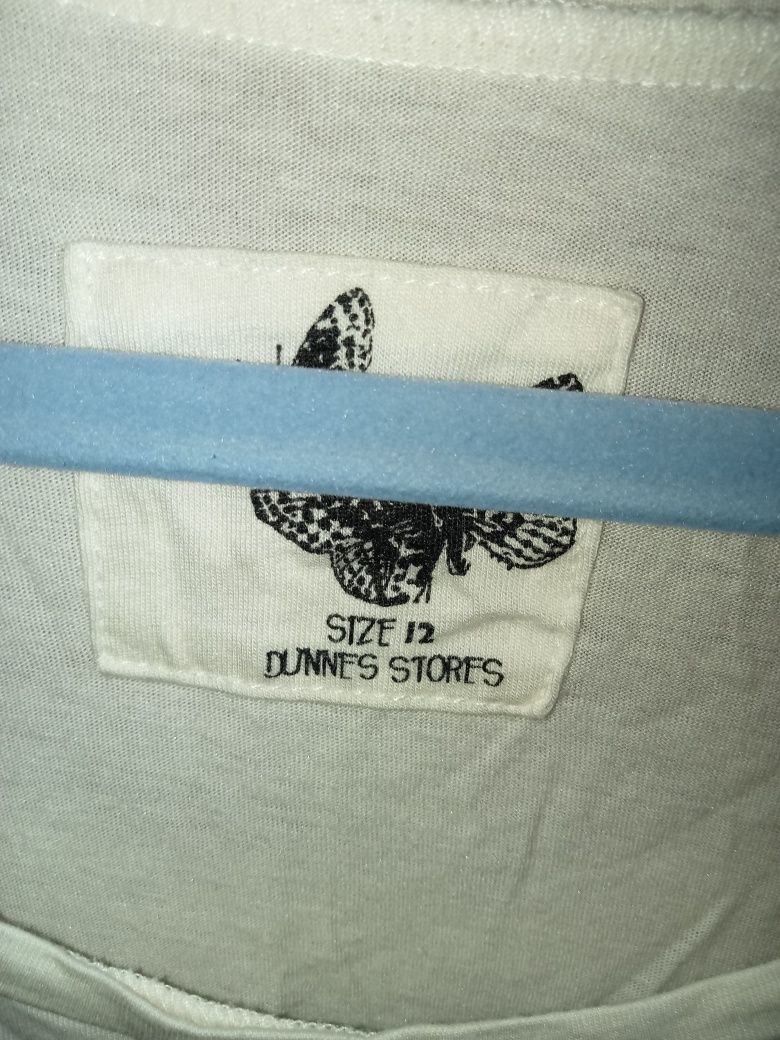 Bluzka bluzeczka t-shirt na krótki rękaw dunnes stores