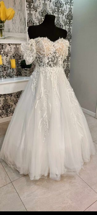 Sukienka ślubna rozmiar M L XL suknia Camila Piekut