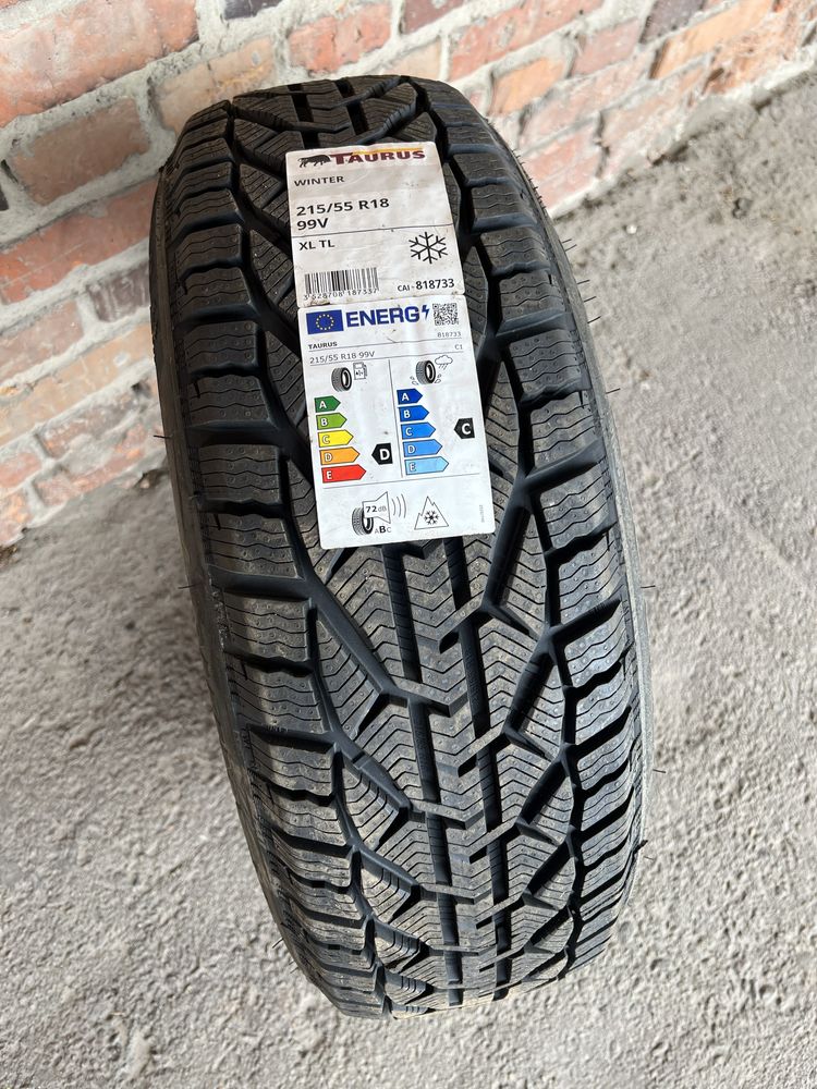 1 шт. 215/55R18 Taurus Winter (Orium, Tigar, Strial, Riken, Cormoran)